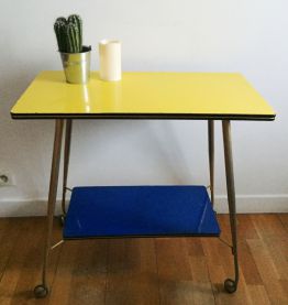 Desserte Formica vintage 60