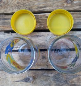 Lot de 2 pots en verre "Le Parfait" - Collection fruits 