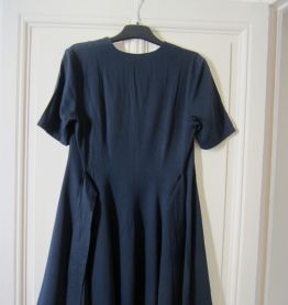 Robe vintage Rétro T.34 bleue