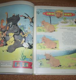 ALBUM FABLE LA FONTAINE ILLUSTRATIONS DE BENJAMIN RABIER 