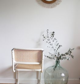 Chaise style Cesca de Marcel Breuer vintage années 70