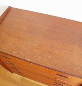 Commode vintage scandinave pieds compas 70's