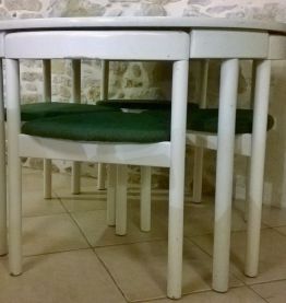 Set dining Hans Olsen 1970