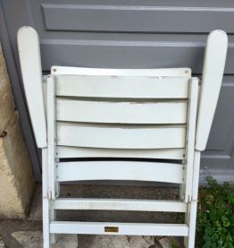 Paire de fauteuils de jardin années 60