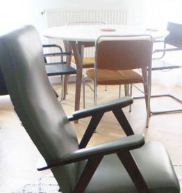 Paire de fauteuils scandinave vintage 1950's