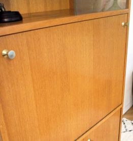 Secrétaire bureau vintage années 60 style Pierre Guariche