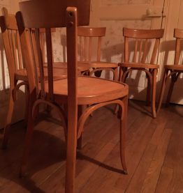 6 chaises bistrot BAUMANN 