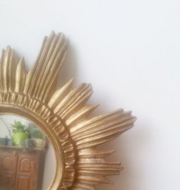 Miroir soleil des années 60 "Made in Italy"