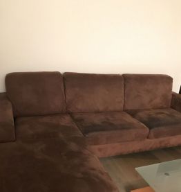 Canapé d’angle Marron