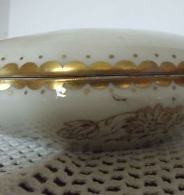 Grande Bonbonnière Début XXème -  superbe en porcelaine HAVILAND