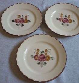 6 assiettes Longchamp modele agen