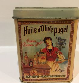 Petite boîte à épices en metal