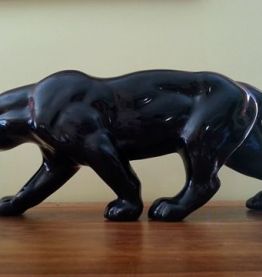 Magnifique Panthère/Tigre statue Art Déco