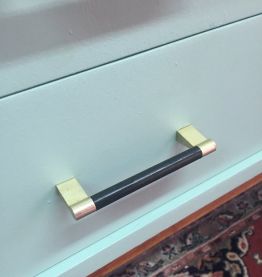 Enfilade vintage scandinave pieds compas 1960's