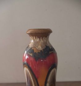 vase scheurich coloré années 70
