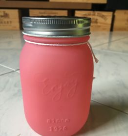 Jar/bocaux rose foncé