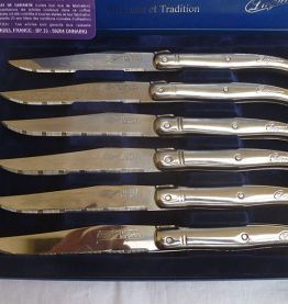 coffret  6 couteaux de table  Laguiole
