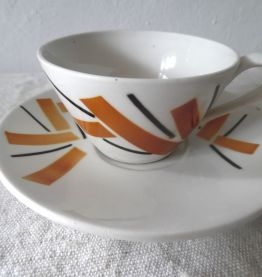 duo de tasses à café vintages