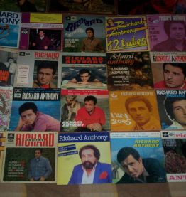 GROS LOT DE DISQUES DE RICHARD ANTHONY