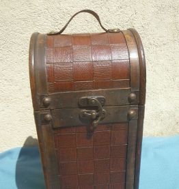 porte  bouteille  ancien  en  bois
