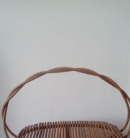 Corbeille vintage en rotin