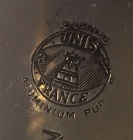 Pot à lait aluminum 3l des années 50