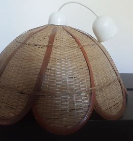 Suspensions Rotin Vintage