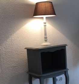 Paire de chevets pâtinés, parfait état, déco chic