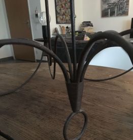 grande suspension en fer