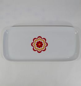 Plat en porcelaine 70s