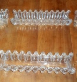 Centre de table en cristal