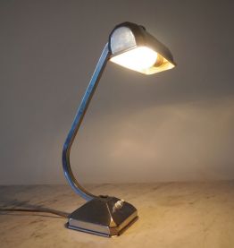 Lampe de bureau vintage en métal, style atelier / industriel
