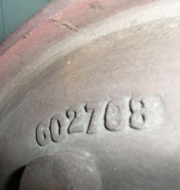 Plaque frontale locomotive vapeur 1950