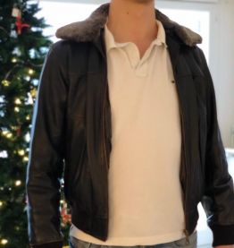 Veste en cuir en parfait état