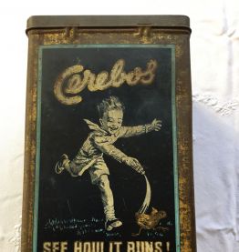 Grande boîte vintage en métal