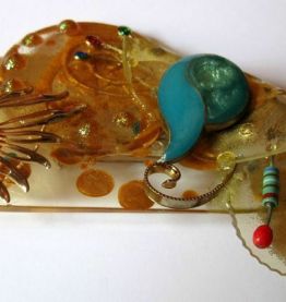 Broche - création artisanale JPM´CREATIONS