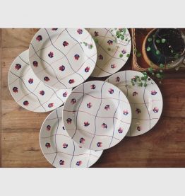 Assiettes porcelaine GIEN