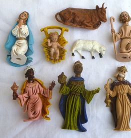 lot de santon ancien , vintage