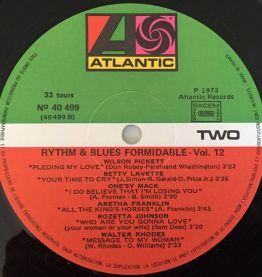 Rythm &amp; Blues Formidable Vol.12