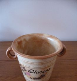 SEAU à glaçons céramique décorée