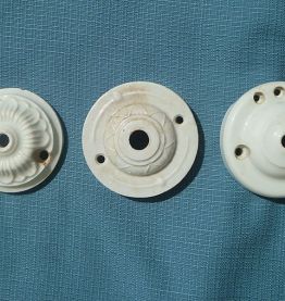 lot de 3 anciennes rosaces de plafonds,vintage