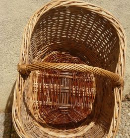 panier  en osier, vintage