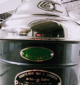 Chauffe bain à bois Le bûcheron 1930