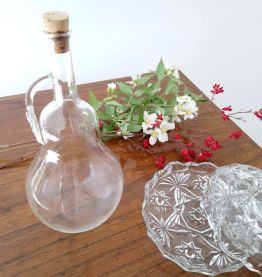 Petite bouteille à liqueur "Poire" 