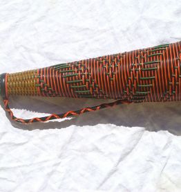 bouteille   ancienne scoubidou, vintage