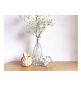 Bouteille italienne tête de chien 