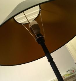 Lampadaire noir