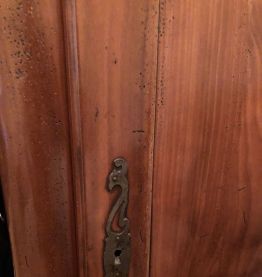 Bonnetière Louis XV  en noyer 90 x 200 cm