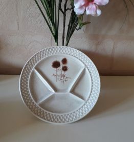 LOT DE 6 ASSIETTES A FONDUE