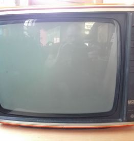 Télé Pathé Marconi 36cm orange année 70